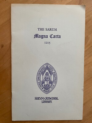 Magna Carta 1215 a History of the Document & a Guide to its Translatin London