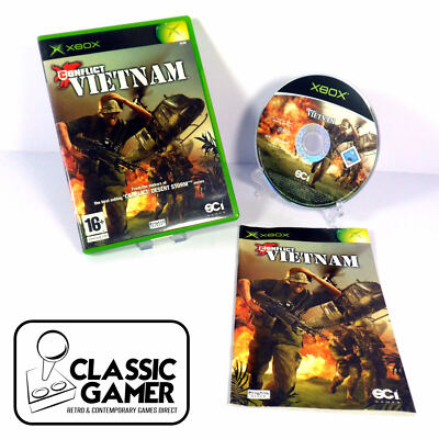 Jeu Xbox Conflict Vietnam – Original – État Beau – Code Région M (Mature)