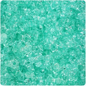 BeadTin Transparent 11mm TriBead Craft Beads (500pcs) - Color choice