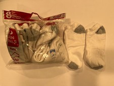 7 Pairs Men's No Show Invisible Cotton Socks Size 6-12 open Box 
