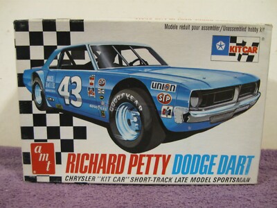 1975 AMT Richard Petty #43 Vintage Issue Dodge Dart Short Track Racer MPC Johan