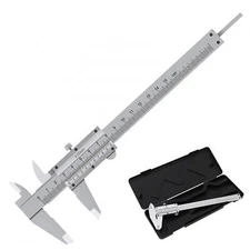 Vernier Caliper,0-150mm Manual Non Digital Calipers, Carbon Steel Micrometer