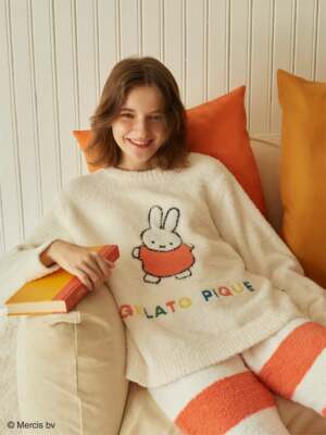 Gelato Pique Dick Bruna Miffy PAJAMA Pullover Long Pants Set