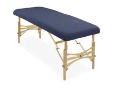 Habys Frottee Bezug für Massageliegen  Spannbezug Therapieliegen Marineblau