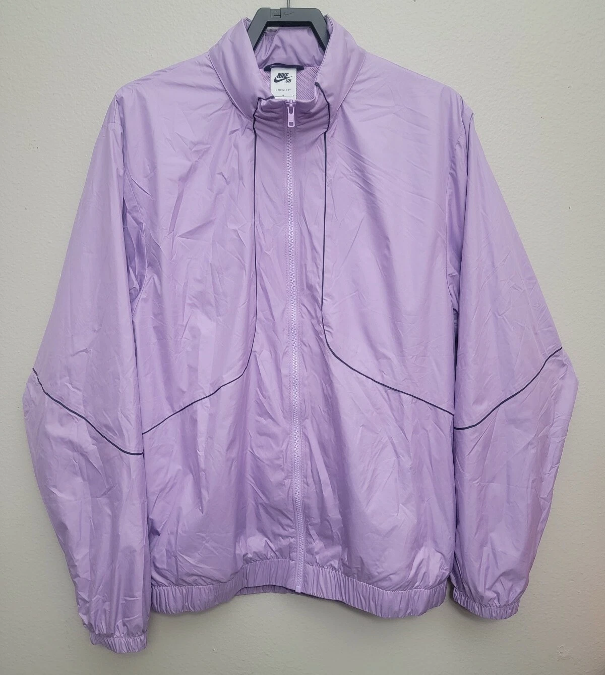 Nike SB Storm Fit Track Jacket Violet Star Mens Size Large DA4203 589 L New