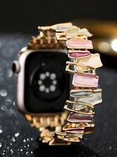 1PC Women New Creative Oil Painting Apple Watch Band