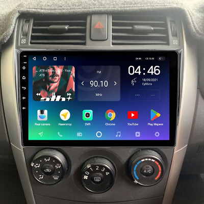 32G Fit for Apple Carplay Upgraded Radio for Toyota Corolla 2009-2013