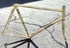 Medici Pro Strada Gold Chromed Road Bike Frameset Campagnolo Record Headset