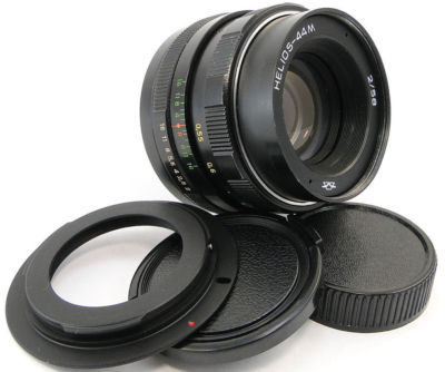 NEW HELIOS 44m 58mm f/2 Lens Canon EOS EF Mount 6D 7D 5D MARK II III IV