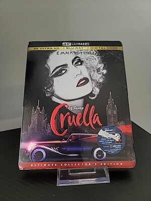 Cruella 4K Ultra HD + Blu-ray + Digital Code Ultimate Collectors Edition