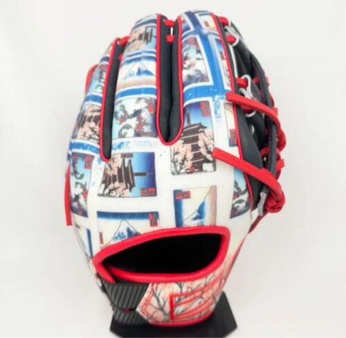 MLB Tokyo Series Opening Round 100 Limited Edition Glove with Serial Number - Picture 4 of 6