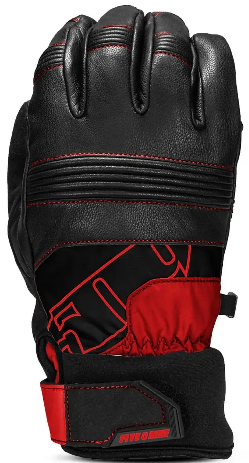 509 Free Range Mens Snow Gloves Racing Red