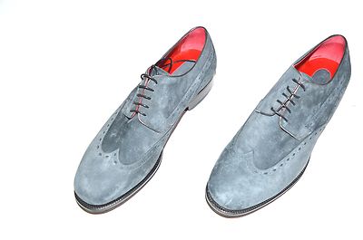 NEW STEFANO RICCI Leather  Shoes Size Eu 42 Uk 8 Us 9 (Cod 470)