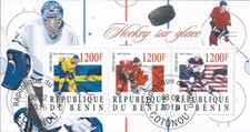 BLOCK 2015 USED ICE HOCKEY EISHOCKEY USA CANADA SWEDEN LARSSON DUCHENE NELSON