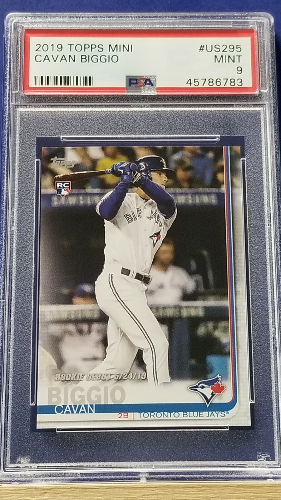 Cavan Biggio - 2019 Topps On Demand Mini #US295   PSA 9