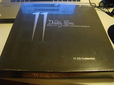 RAR BOX. CARLOS PERÓN (YELLO). 11 DEADLY SINS. EROTIC SESSIONS. 11 CD COLLECTION
