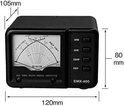 Comet CMX-400 CMX400 SWR Power Meter 140~525MHz 0~200W VHF/UHF 50Ω Comet CMX-400 CMX400 SWR Power Meter 140~525MHz 0~200W VHF/UHF 50Ω