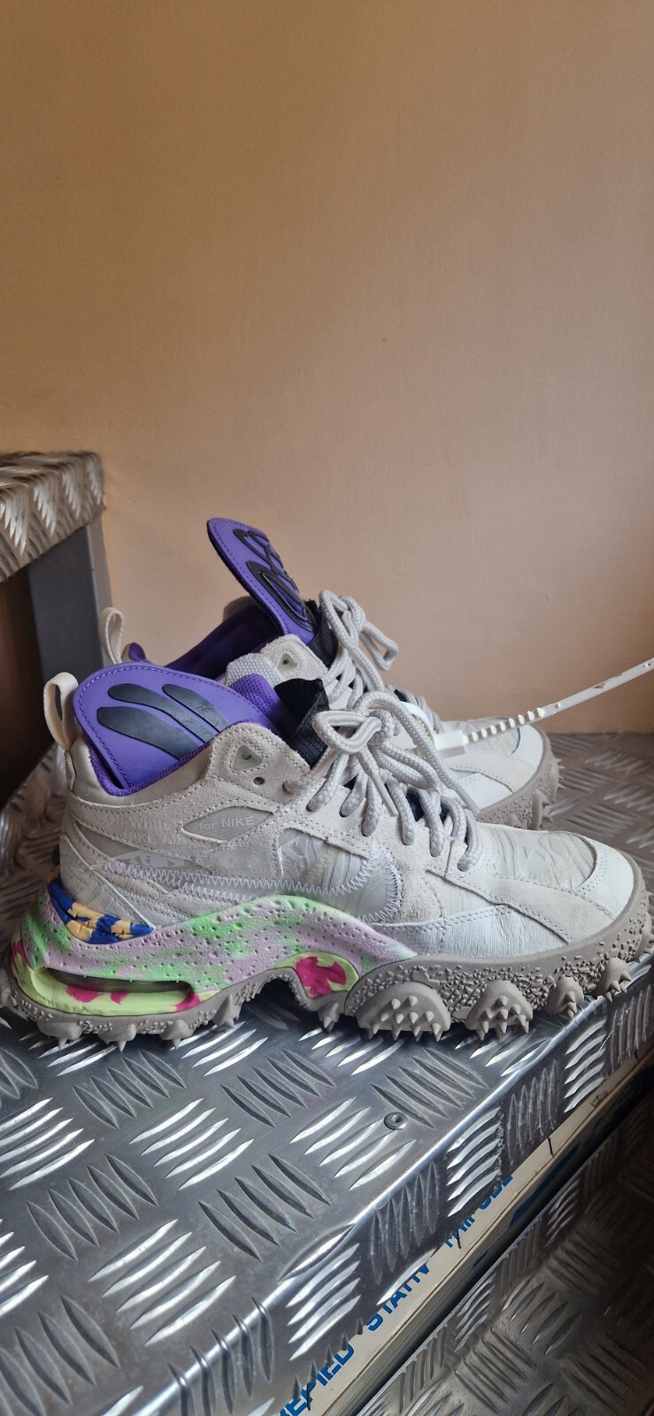 OFF WHITE X NIKE Nike Air Terra Forma x Off White Summit White Psychic Purple 40 EU