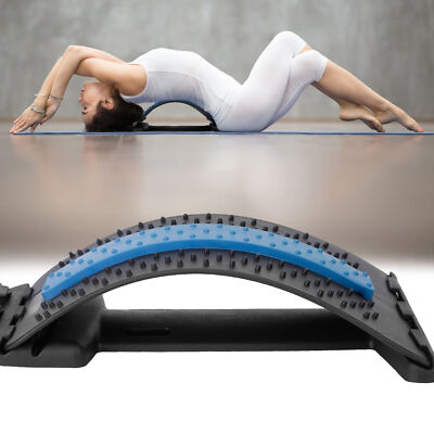 Adjustable Back Support Stretcher Extender Posture Massager Lumbar 