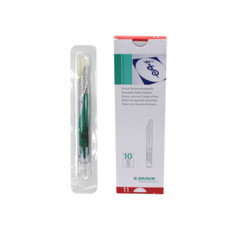 B.Braun Aesculap, Einmal-Sicherheitsskalpell (10 St.), einzeln steril verpackt,