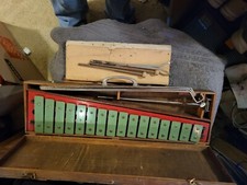 Rushford's Miniature Melody Method Xylophone and Book in Wooden Box Antique
