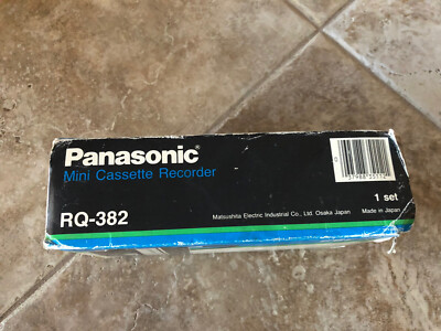 Panasonic Mini Cassette Recorder RQ-382 Original Package | eBay