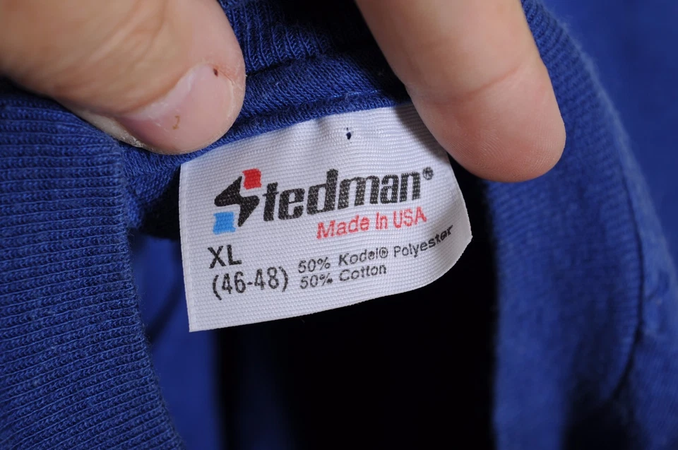 Винтажный '80-х класса 1987 Maiden средней школы NC синий футболка M одиночный стежок - Изображение 4 из 4