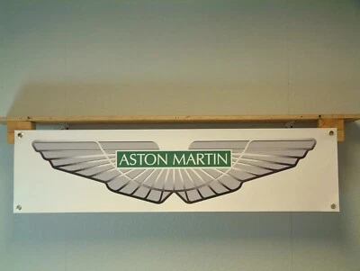 Aston Martin Banner Car Workshop Garage Printed pvc Wall Display