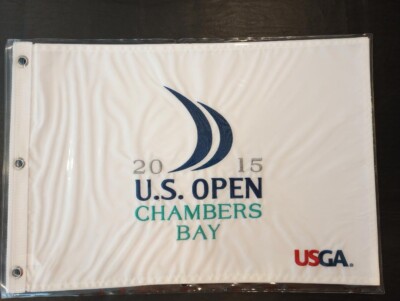 2015 US OPEN Embroidered FLAG Chambers Bay Jordan Spieth PGA Golf Pin