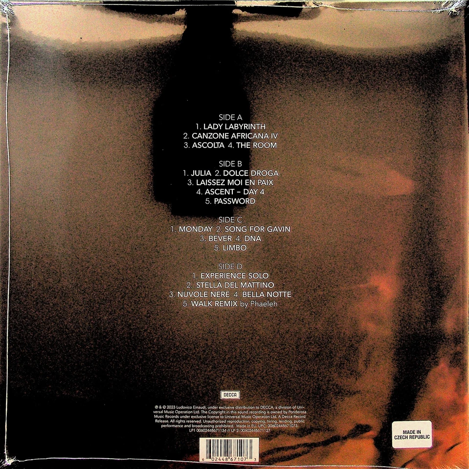 LUDOVICO EINAUDI- Undiscovered II 2-LP (NEW 2023 Vinyl) Rarities inc Experience - Image 2 of 2