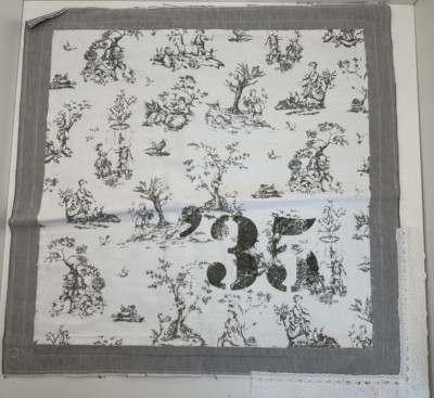 Clayre Eef Kissenhülle Kissenbezug mit Reißverschluß 50 x 50 cm