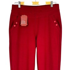 Womens Stretch Smart Pull On Slim Fit Ladies Office Work Trousers Pants Leggings