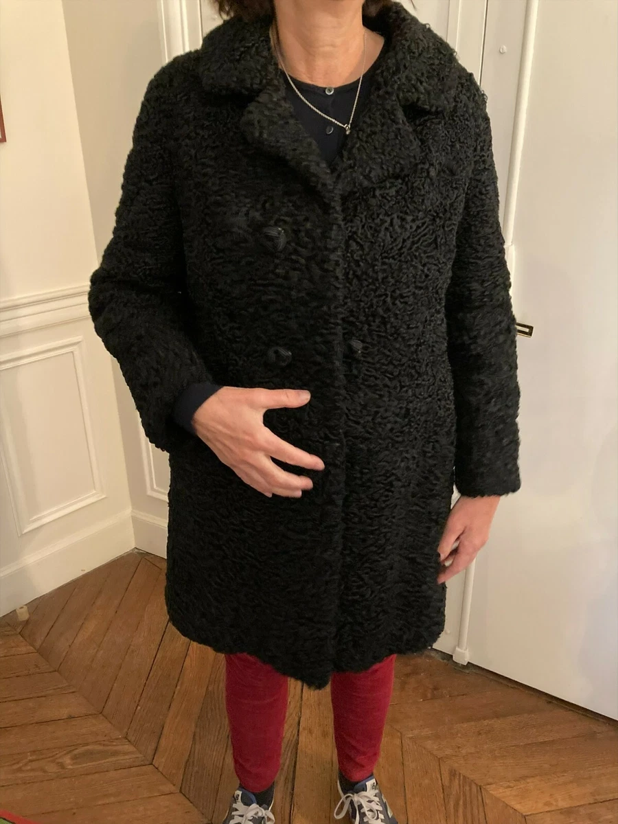 Manteau astrakan femme sales