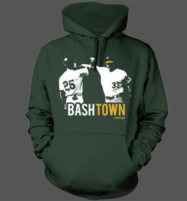 Bash Town Hoodie - Oakland Athletics A's Stomper Canseco McGwire Bash Brothers