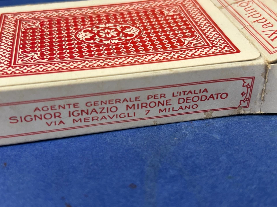 MAZZO CARTE DA GIOCO tipo francesi 1926 REGNO D'ITALIA WADDINGTON'S POKER - Immagine 2 di 4