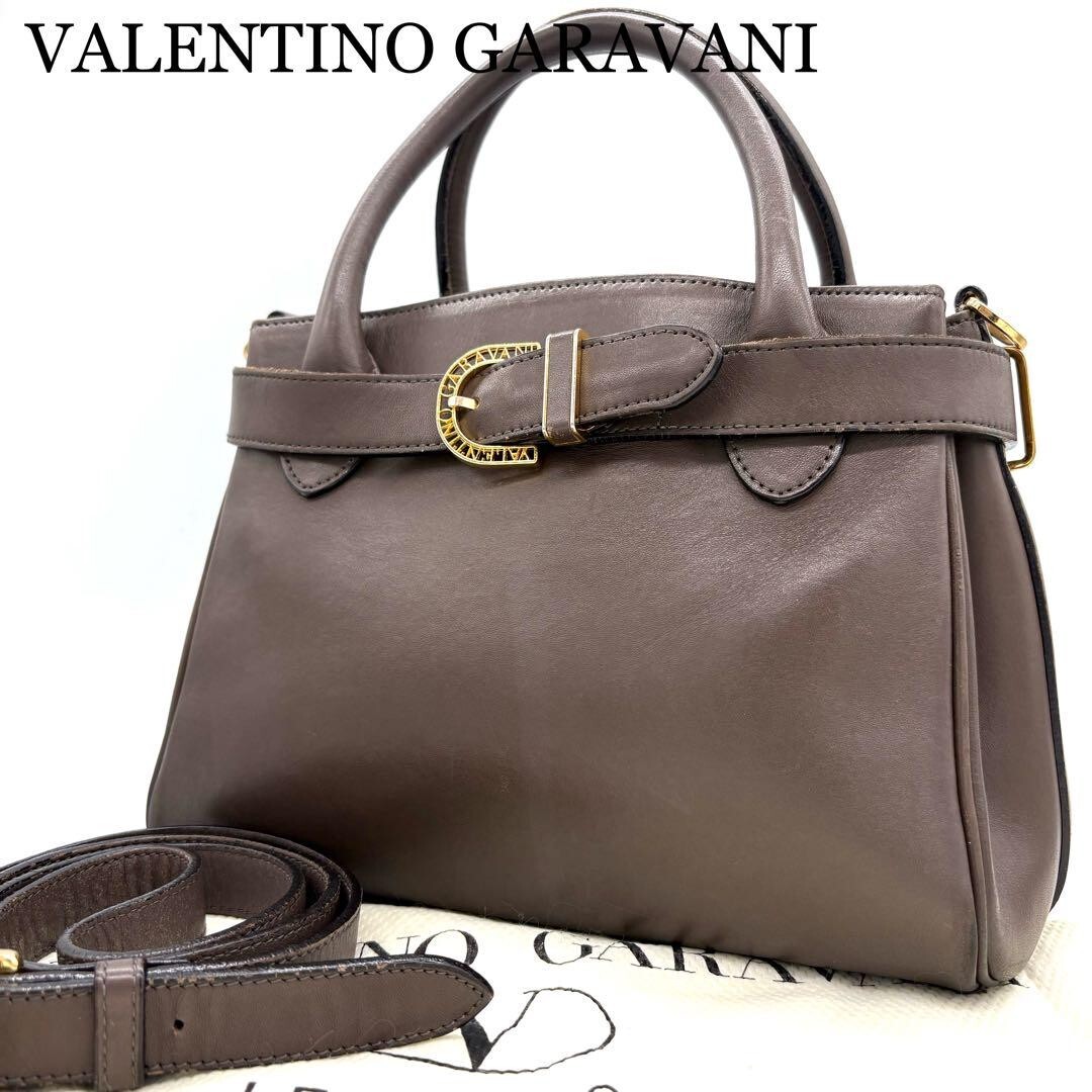 Valentino Garavani shoulder bag 2way gold hardware leather