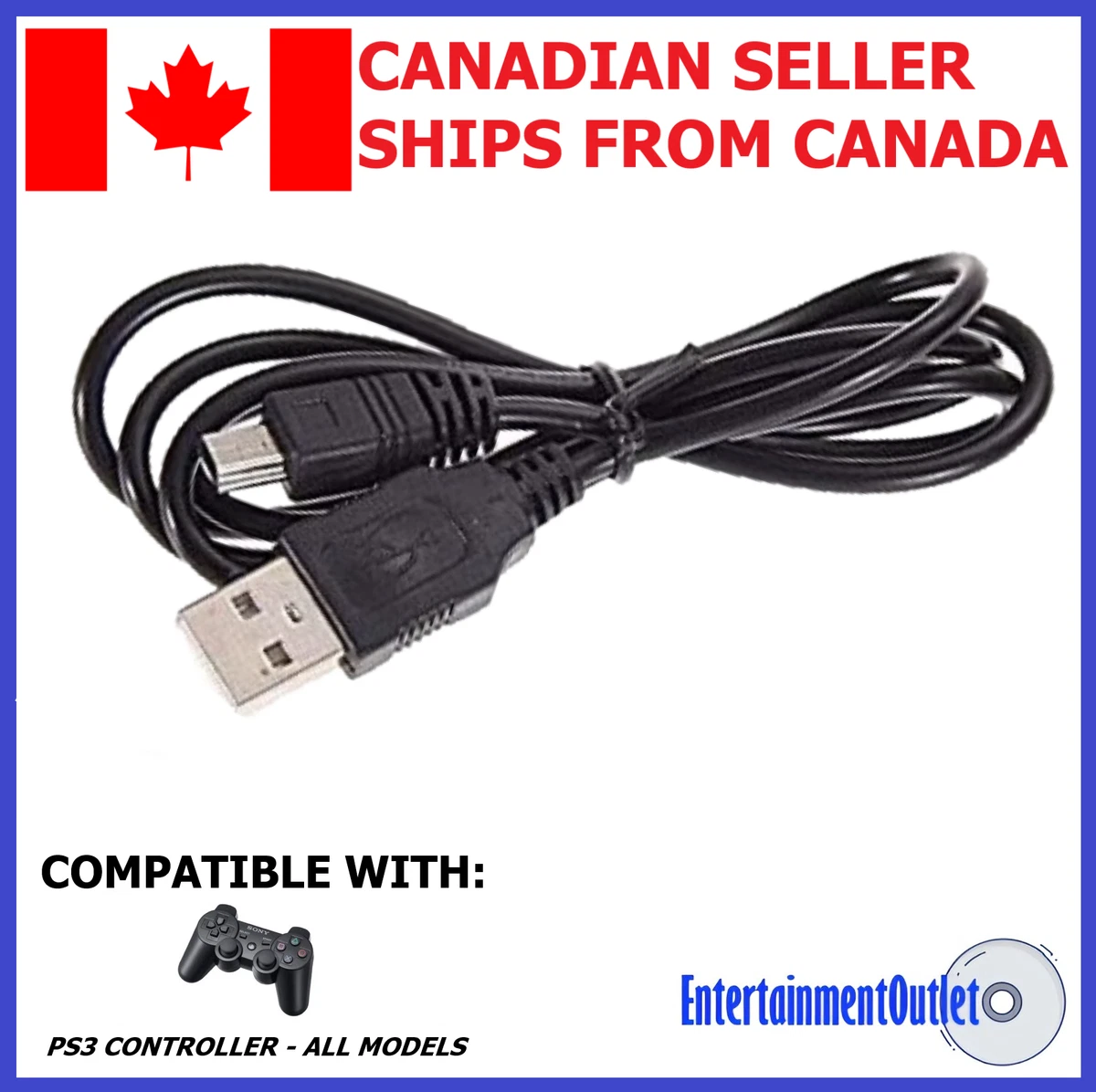 Cord to hotsell charge ps3 controller