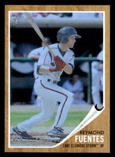 2011 Topps Heritage Minor League #116 Reymond Fuentes Blue Tint #/620 card