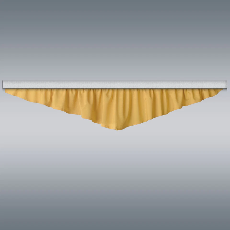 Querbehang Hetty Gelb mit Reihband Landhausserie Hetty - Bild 3 von 4