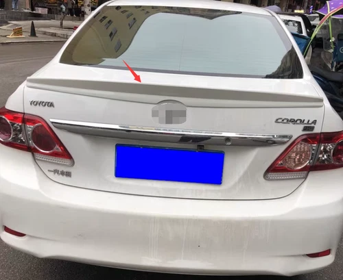 Super White Painted Trunk Spoiler Wing for 2009-2013 Toyota Corolla Sedan ABS - Bild 1 von 4