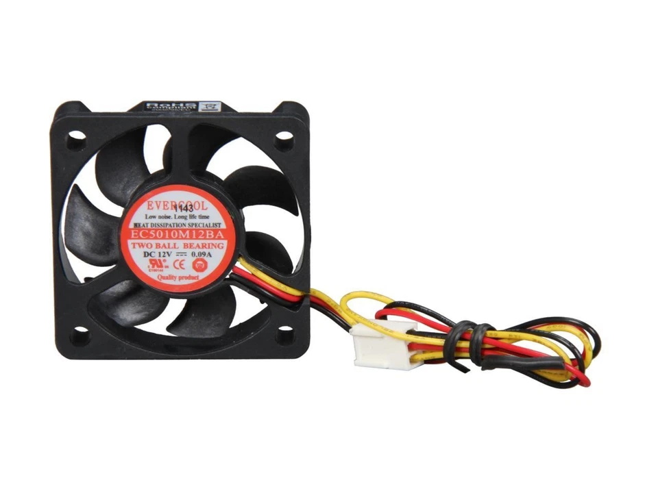StarTech.com FAN5X1TX3 50mm Replacement Computer Case Fan TX3/LP4 Connector Foto 4 de 4