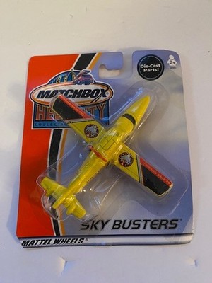 Matchbox Sky Busters Hero City: Search Plane - YELLOW 2002.