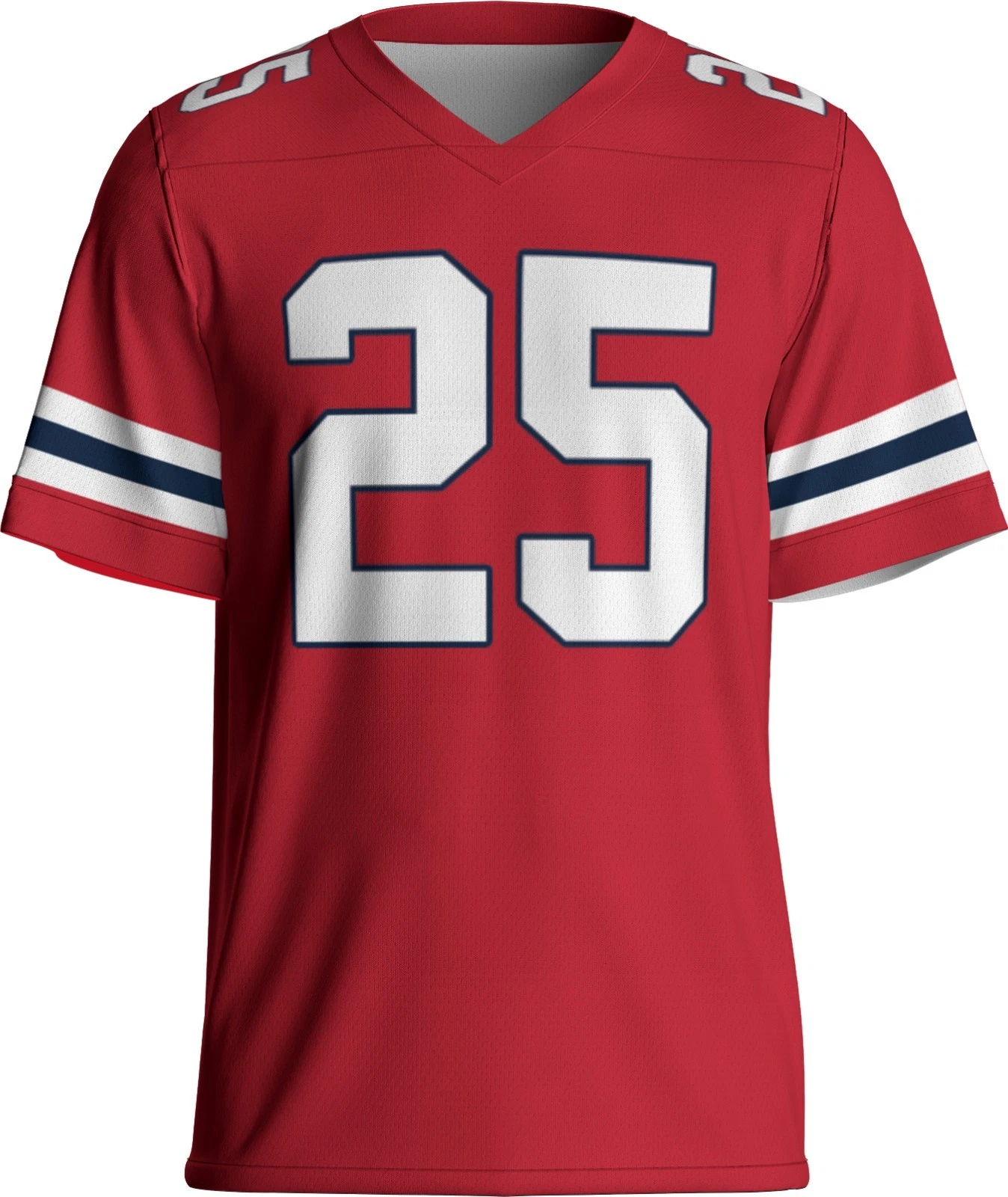Custom Red Marcus Jones Jersey