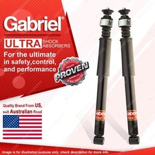 2x Rear Gabriel Ultra Shock Absorbers for Renault Clio X98 MK IV Hatchback 13-On