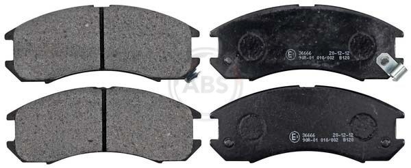 NEU - A.B.S. 36666 Bremsbelagsatz, Scheibenbremse FüR Ford USA Mazda-image
