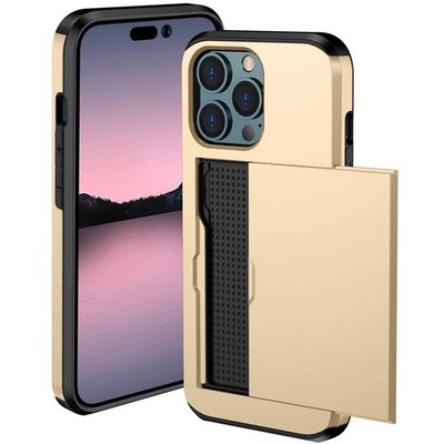 Card Case For iPhone 16 Pro Max Case For iPhone 16 Pro Max Cover Sliding Door US