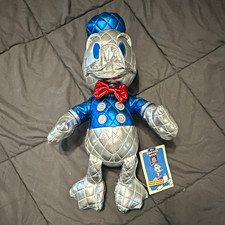 Disney Donald Duck 85th Anniversary Special Edition Plush Toy Silver/Blue