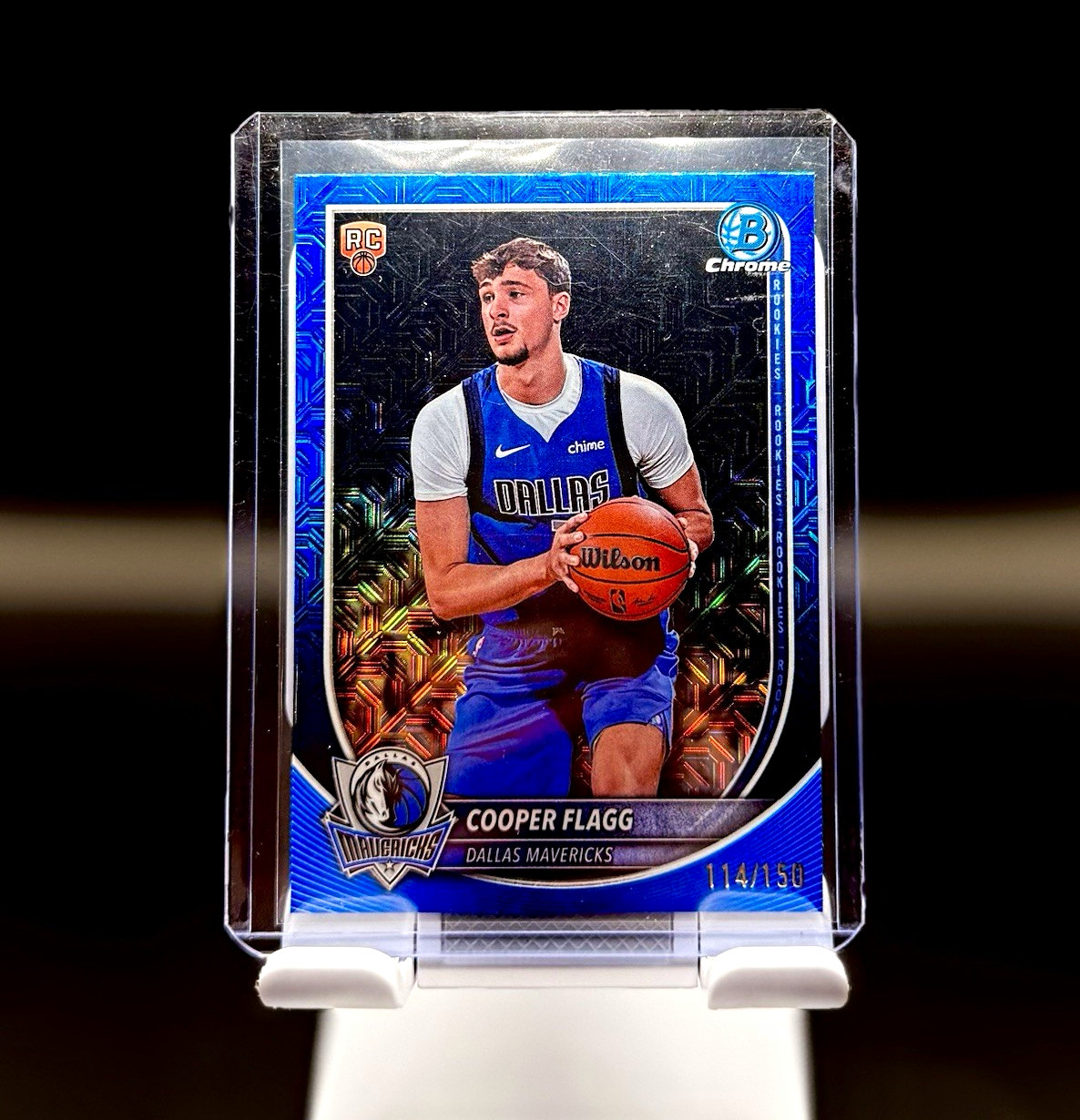 Topps 2025-26 Bowman Chrome Cooper Flagg Blue Mojo RC #BCV-1 /150