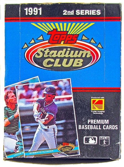 1991 Topps Stadium Club Series 2 Baseball Wax Box