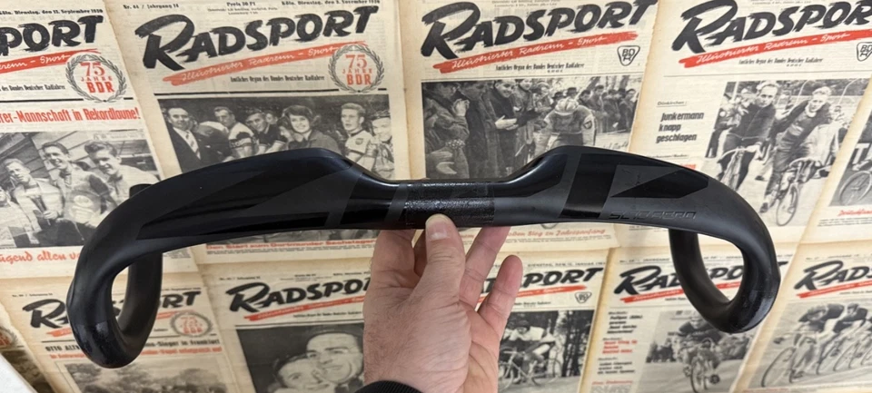 ZIPP SL70 Aero Carbon Lenker 42cm schwarz black Handlebar rennrad VGC